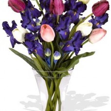 Iris and Tulips Bouquet